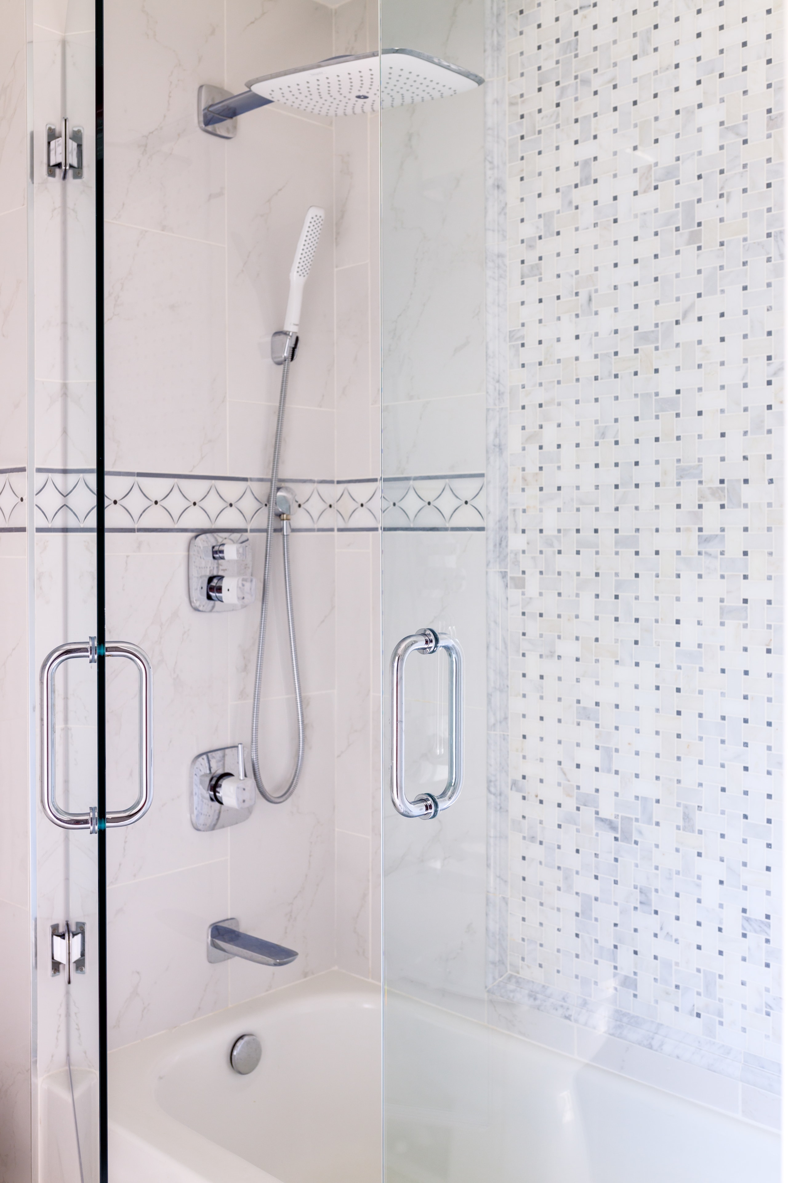 Brookhaven Marble Shower
